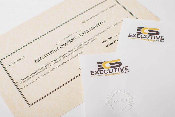Photo of Shareholder Certificates