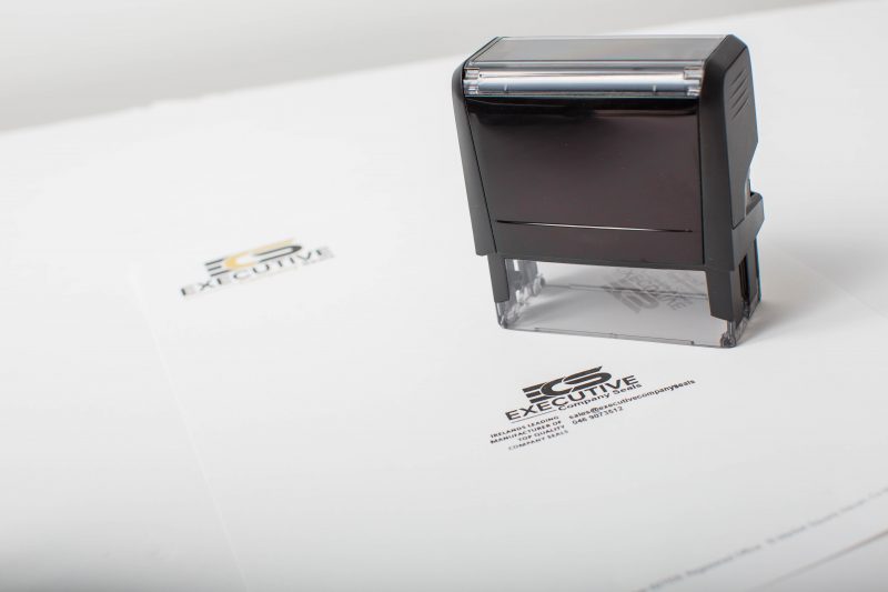 Self-Inking Rubber Stamps - Executive Company Seals